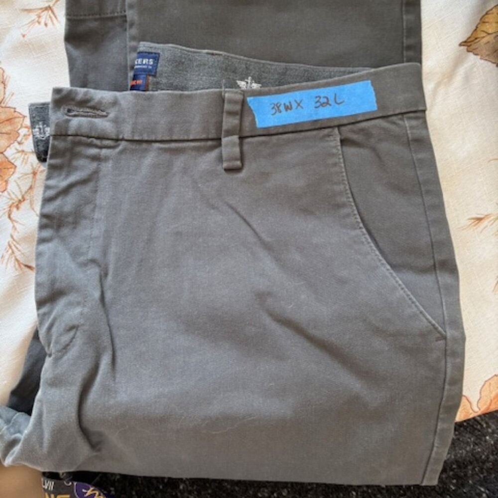 Men's Grey Dockers 38x 32